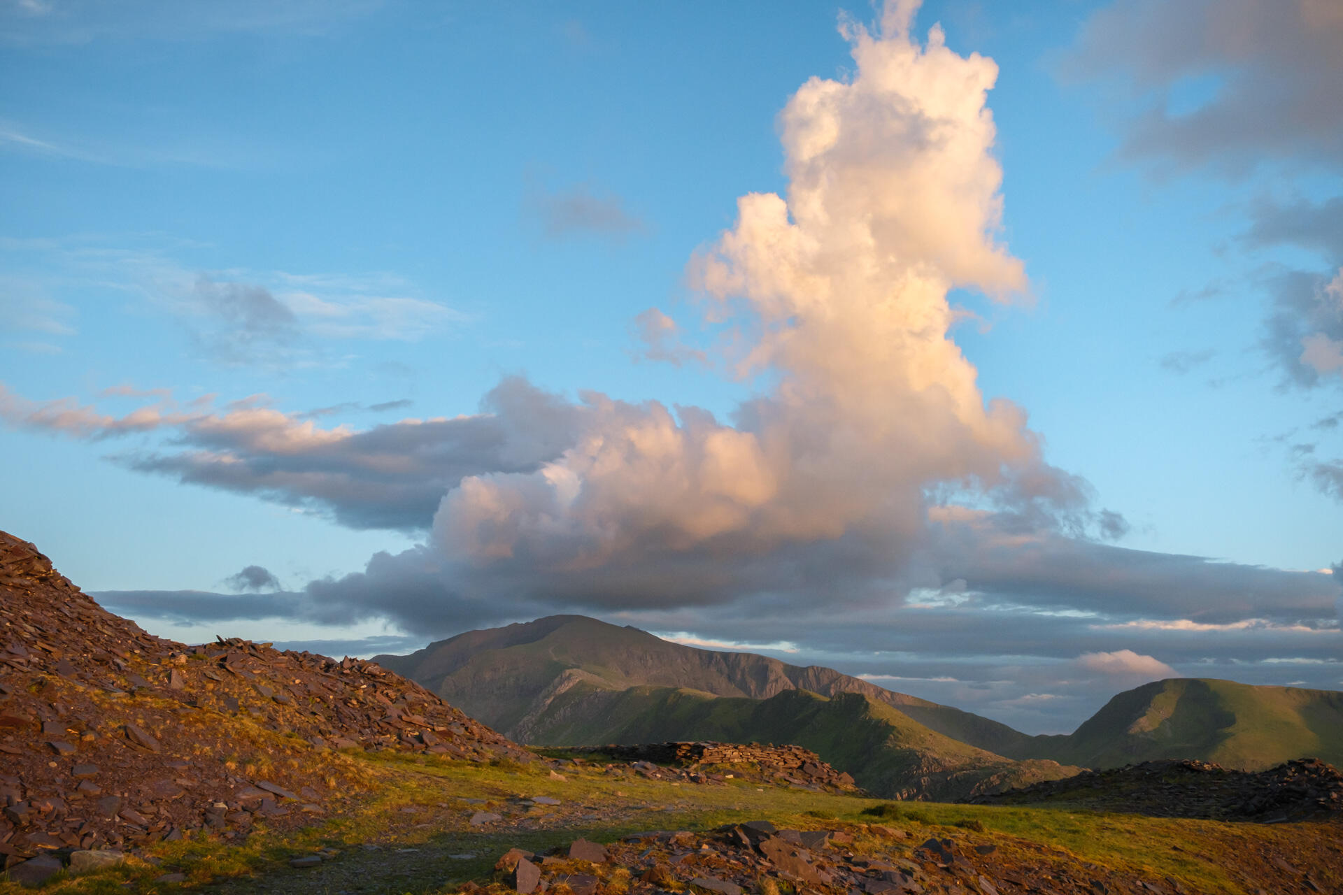 Big Sky Evening Dinorwic Quarry