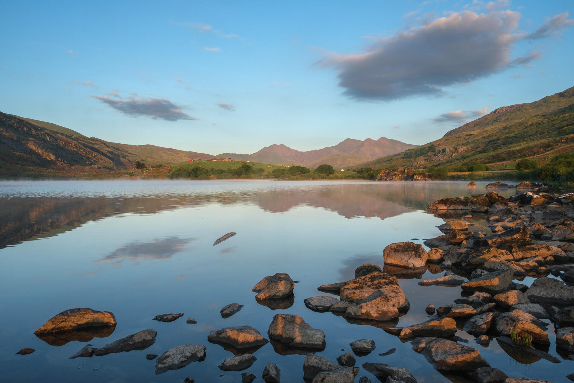 Still Sunrise Llynnau Mymbyr, Capel Curig