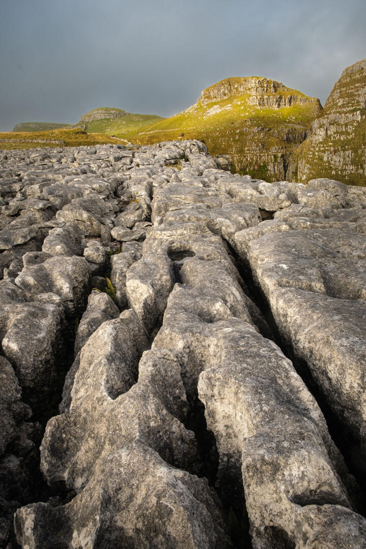 Cracks in The Pavement Ing Scar, Malham Moor